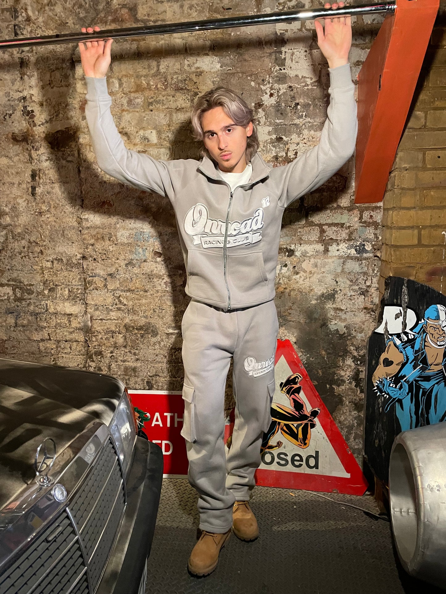 Runflat Tracksuit Diamond Grey (Full Set)