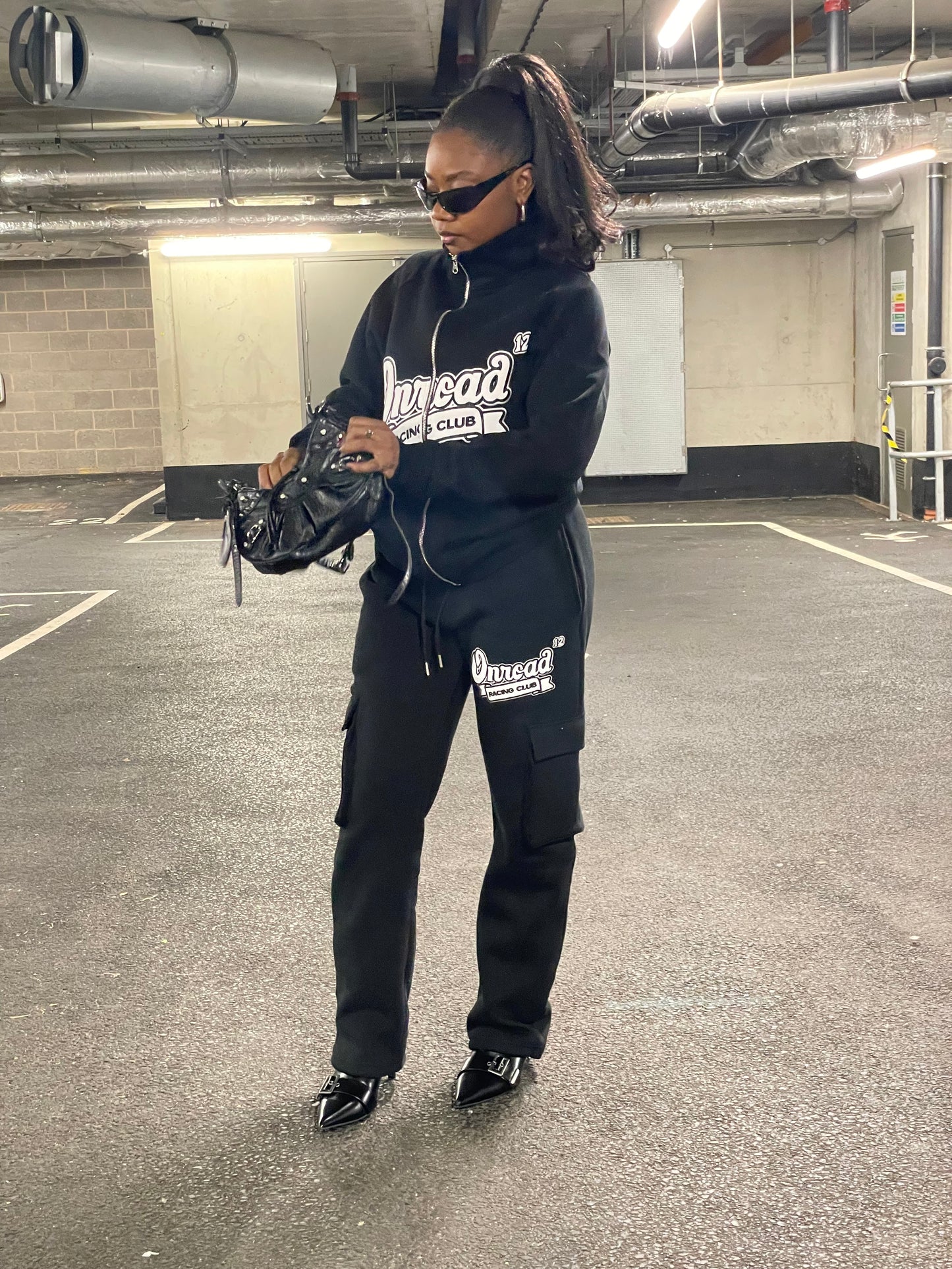 Runflat Tracksuit Smokey Black (Full Set)