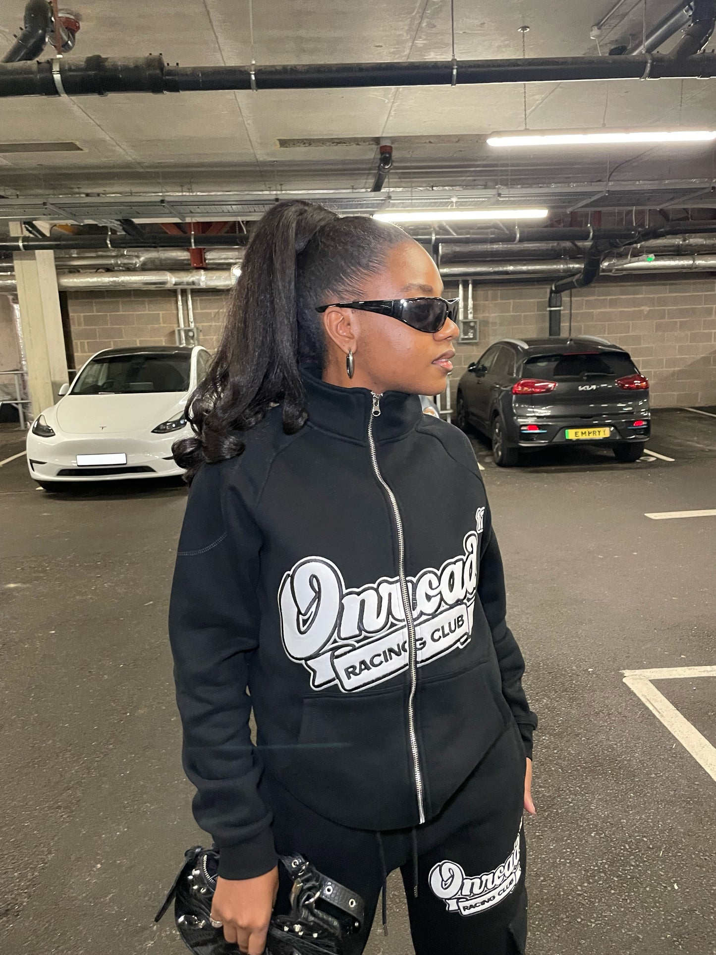 Runflat Tracksuit Smokey Black (Full Set)