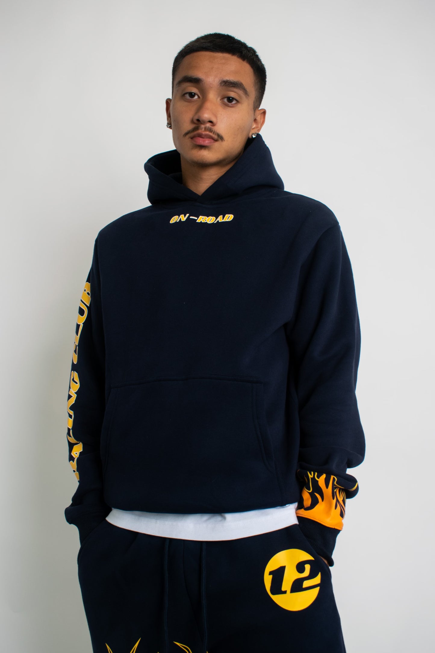Racing club hoodie (NAVY).