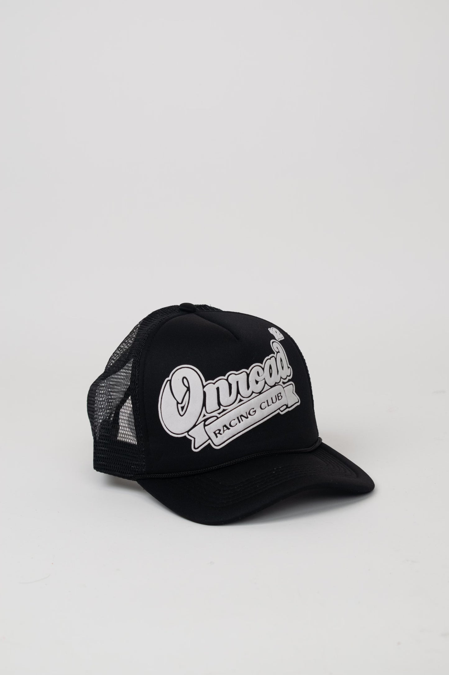 3D Puff Print Trucker (Black)