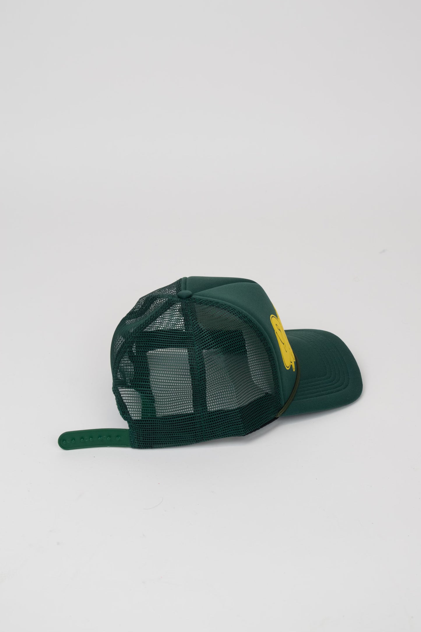 3D Puff Print Trucker (Green).