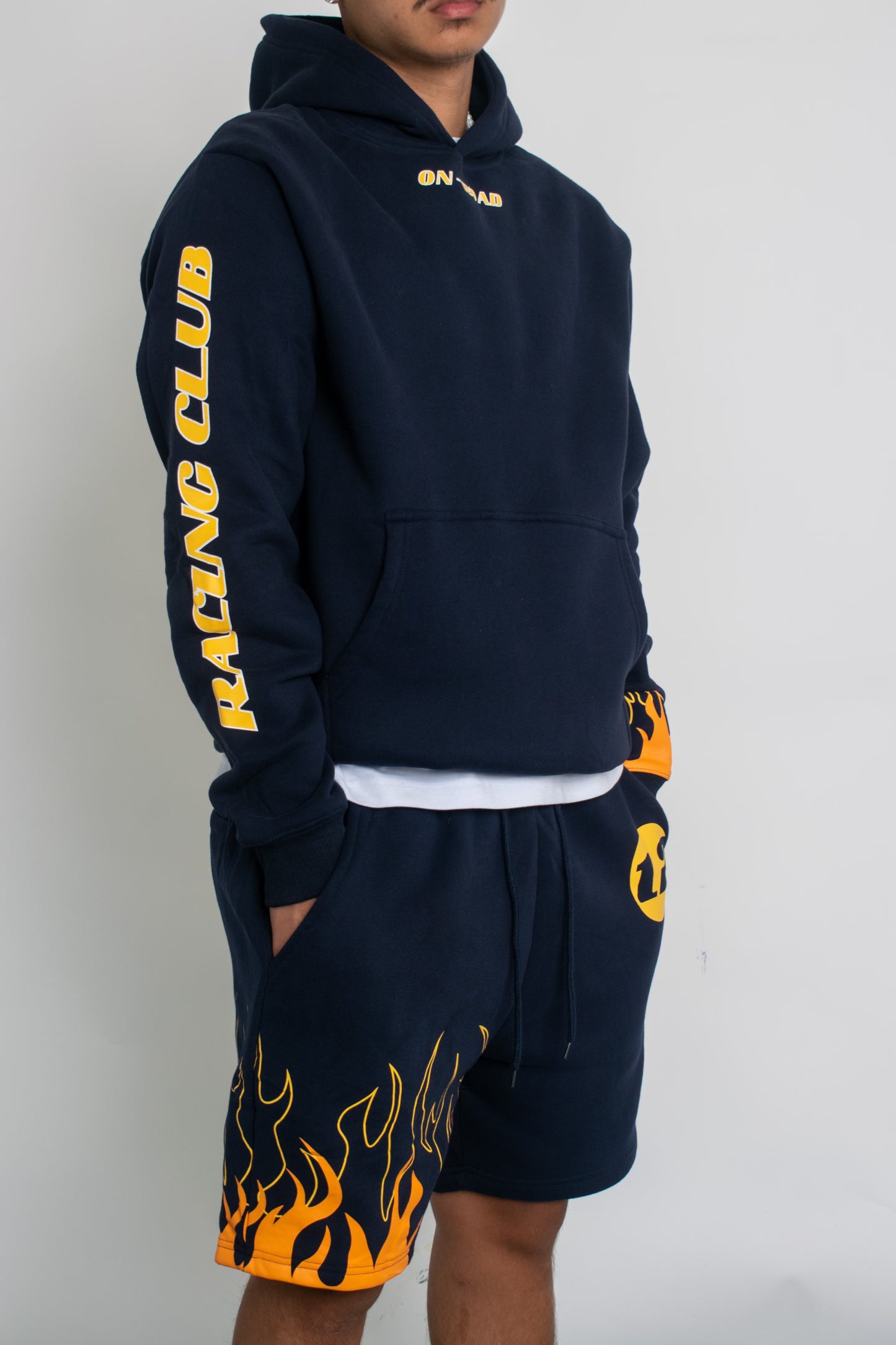Racing club hoodie (NAVY).