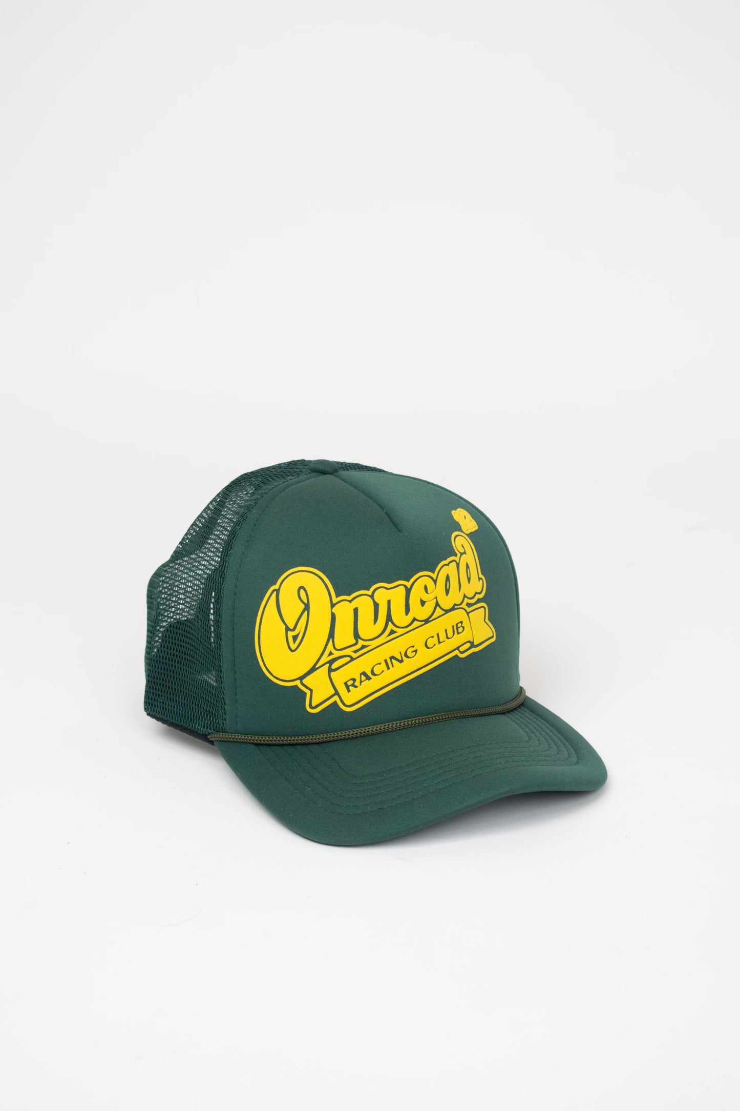 3D Puff Print Trucker (Green).